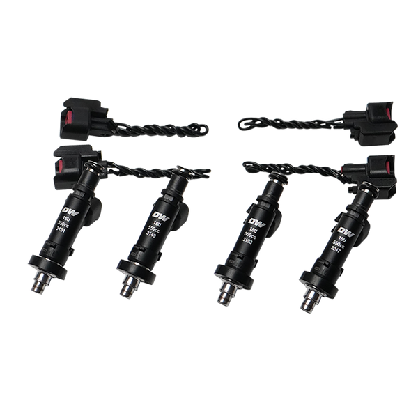 DeatschWerks 550cc Fuel Injectors (Set of 4) - Acura Integra DC & Honda Civic EG/EK (18U-04-0550-4)
