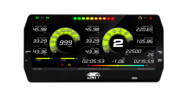 Link ECU MXT Strada 10" Dash Powered by AIM