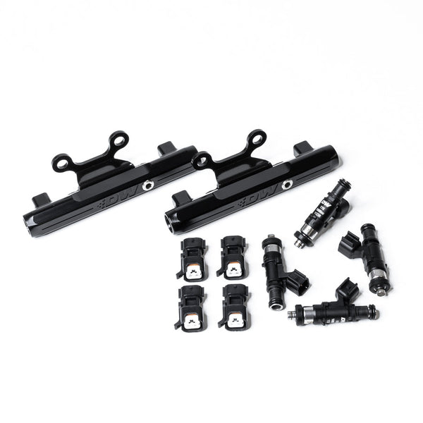DeatschWerks Top-Feed Fuel Rail Upgrade Kit with 1000cc Injectors - Subaru Impreza WRX STI GDB/GR/GV & WRX STI VA (6-102-1000)