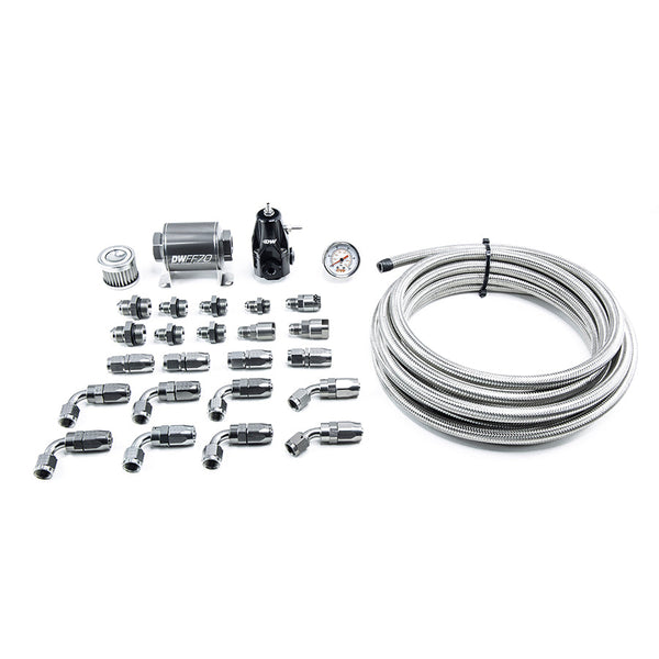 DeatschWerks DW400 Pump Module Return Plumbing Kit with CPE Fuel Lines - Honda Civic EP3 & Civic Si FA/FB/FG (6-607)