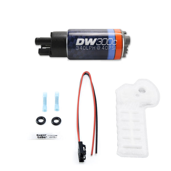 DeatschWerks DW300C 340 LPH Compact In-Tank Fuel Pump Kit - Honda Civic 10th Gen/11th Gen, Civic Type-R FK8/FL5, Accord 10th Gen & Mazda Miata MX-5 ND (9-307-1059)