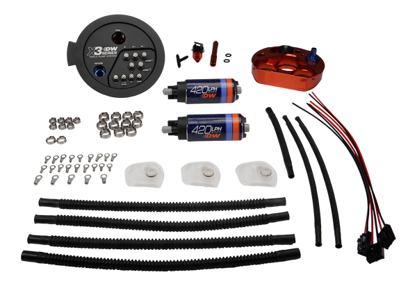 DeatschWerks X3 Series Fuel Pump Module with Dual DW420 Pumps - Toyota GR Supra (A90) & BMW M3/M4 (G8X) (9-422-7080)