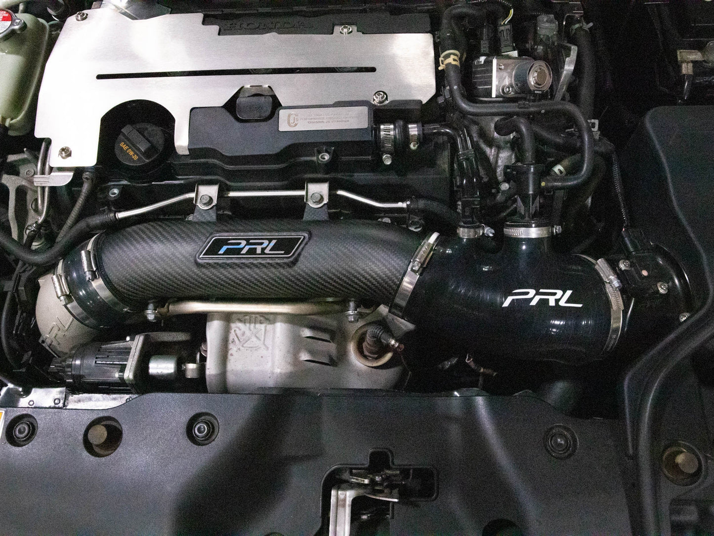 PRL Motorsports Matte Carbon Fiber Turbocharger Inlet Pipe Kit 2017-2021 Honda Civic Type-R FK8