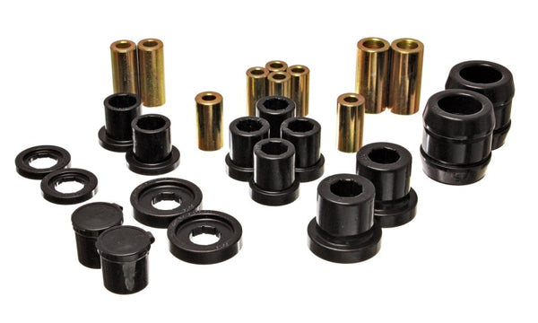 Energy Suspension Hyper-Flex Black Front Control Arm Bushing Set - 2000-2009 Honda S2000 (16.3120G)