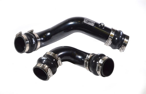 Injen Aluminum Intercooler Piping Kit - Wrinkle Black - 2017-2021 Honda Civic Type R (FK8) (SES1582ICPBLK)