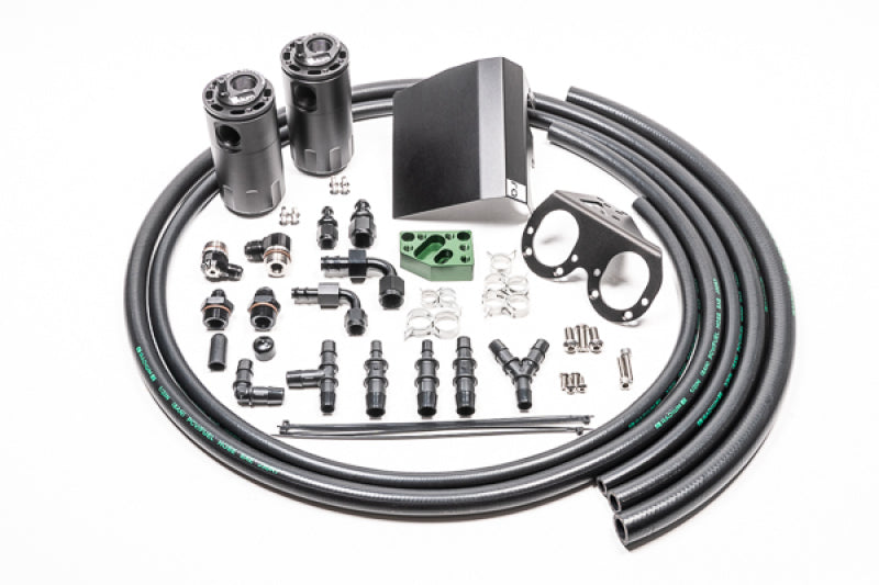 Radium Engineering 2002-21 Subaru EJ-Series Fluid Lock Turbo Dual Catch Can Kit