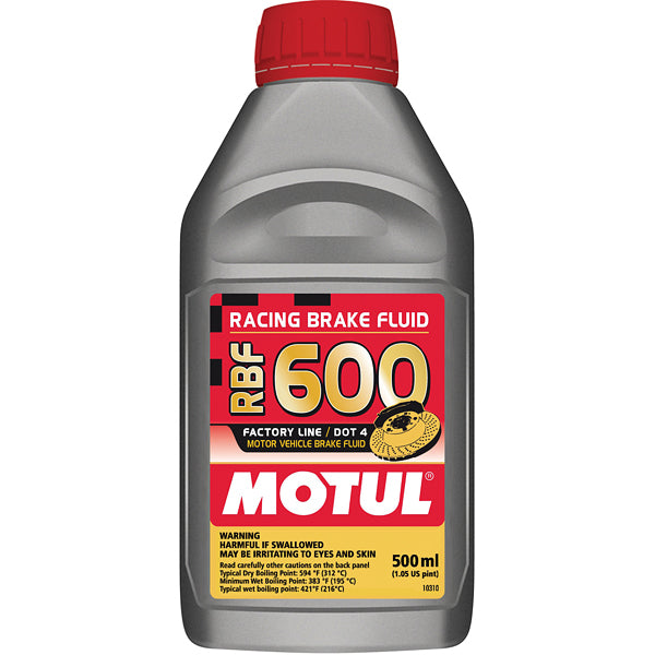 Motul Racing DOT4 Brake Fluid RBF 600 0.5liter