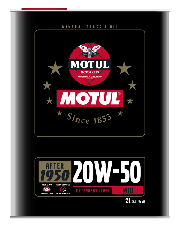 Motul Classic 20W50 Performance Oil 2 Liter