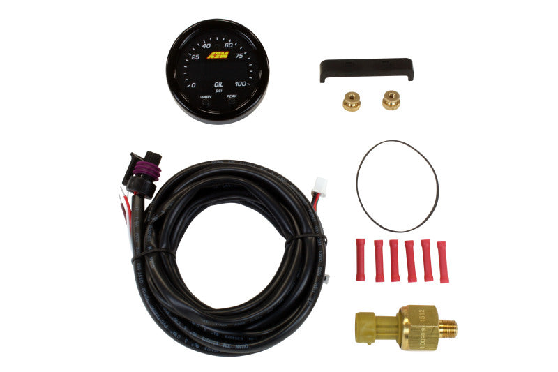 AEM Electronics X-Series Pressure 0-100psi Gauge Kit
