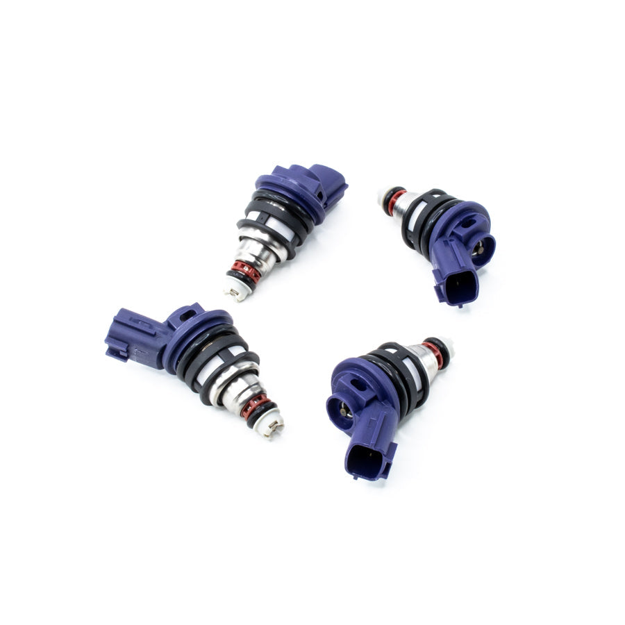 DeatschWerks 370cc Side-Feed Fuel Injectors (Set of 4) - Nissan 240SX S13/S14 (01J-00-0370-4)