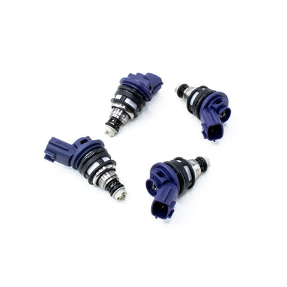 DeatschWerks 550cc Side-Feed Fuel Injectors (Set of 4) - Nissan 240SX S13/S14 (01J-00-0550-4)
