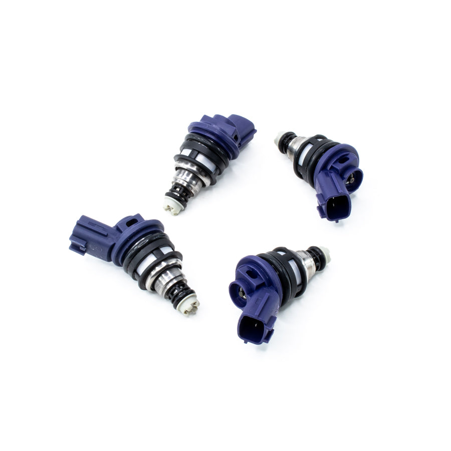 DeatschWerks 740cc Side-Feed Fuel Injectors (Set of 4) - Nissan 240SX S13/S14 (01J-00-0740-4)