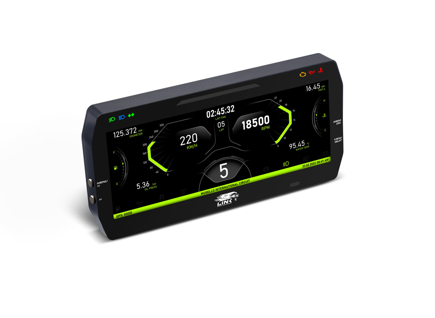 Link ECU MXT Strada 10" Dash Powered by AIM