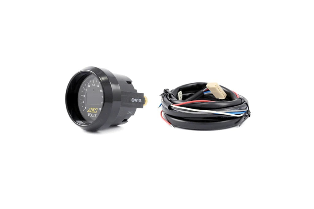 AEM Classic Digital Voltmeter Gauge Kit 52mm