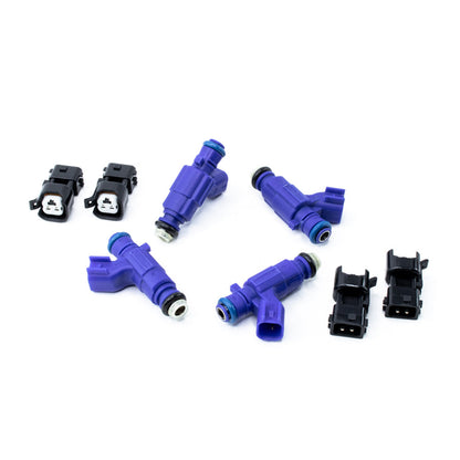 DeatschWerks 450cc Top-Feed Fuel Injectors (Set of 4) - 2006-2008 Honda Civic (R18) (13U-01-0450-4)