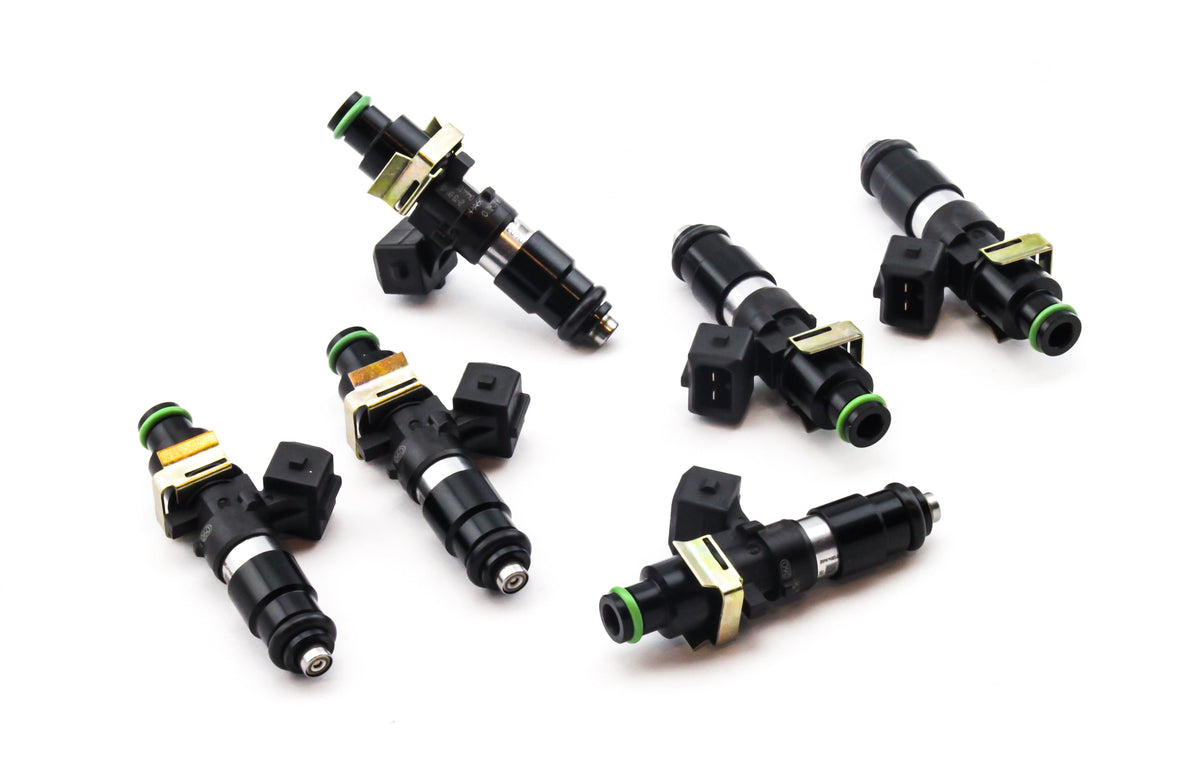 DeatschWerks 1200cc Bosch EV14 Top-Feed Fuel Injectors (Set of 6, 11mm O-Ring) - 1993-1998 Toyota Supra (A80) (16MX-11-1200-6)