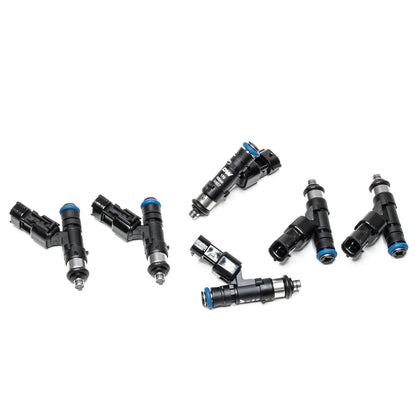 DeatschWerks 650cc Top-Feed Fuel Injectors (Set of 6) - Nissan 350Z Z33 & 370Z Z34 (17U-06-0650-6)
