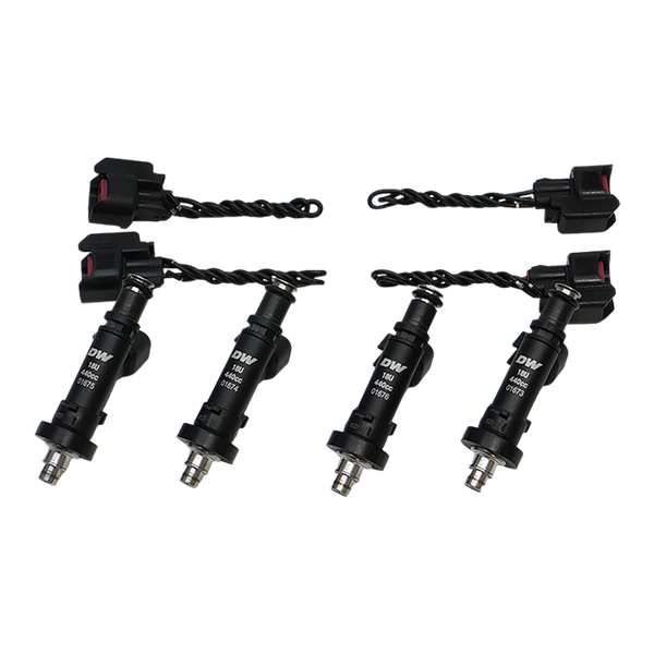 DeatschWerks 450cc Fuel Injectors (Set of 4) - Acura Integra DC & Honda Civic EG/EK (18U-04-0450-4)
