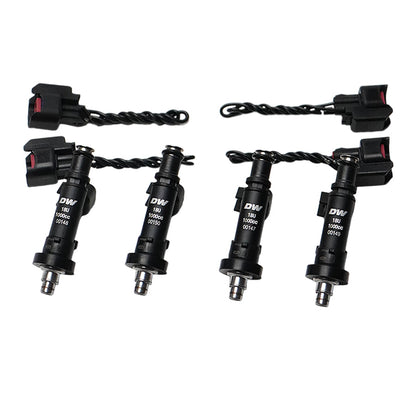 DeatschWerks 1000cc Fuel Injectors (Set of 4) - Acura Integra (DC) (18U-04-1000-4)