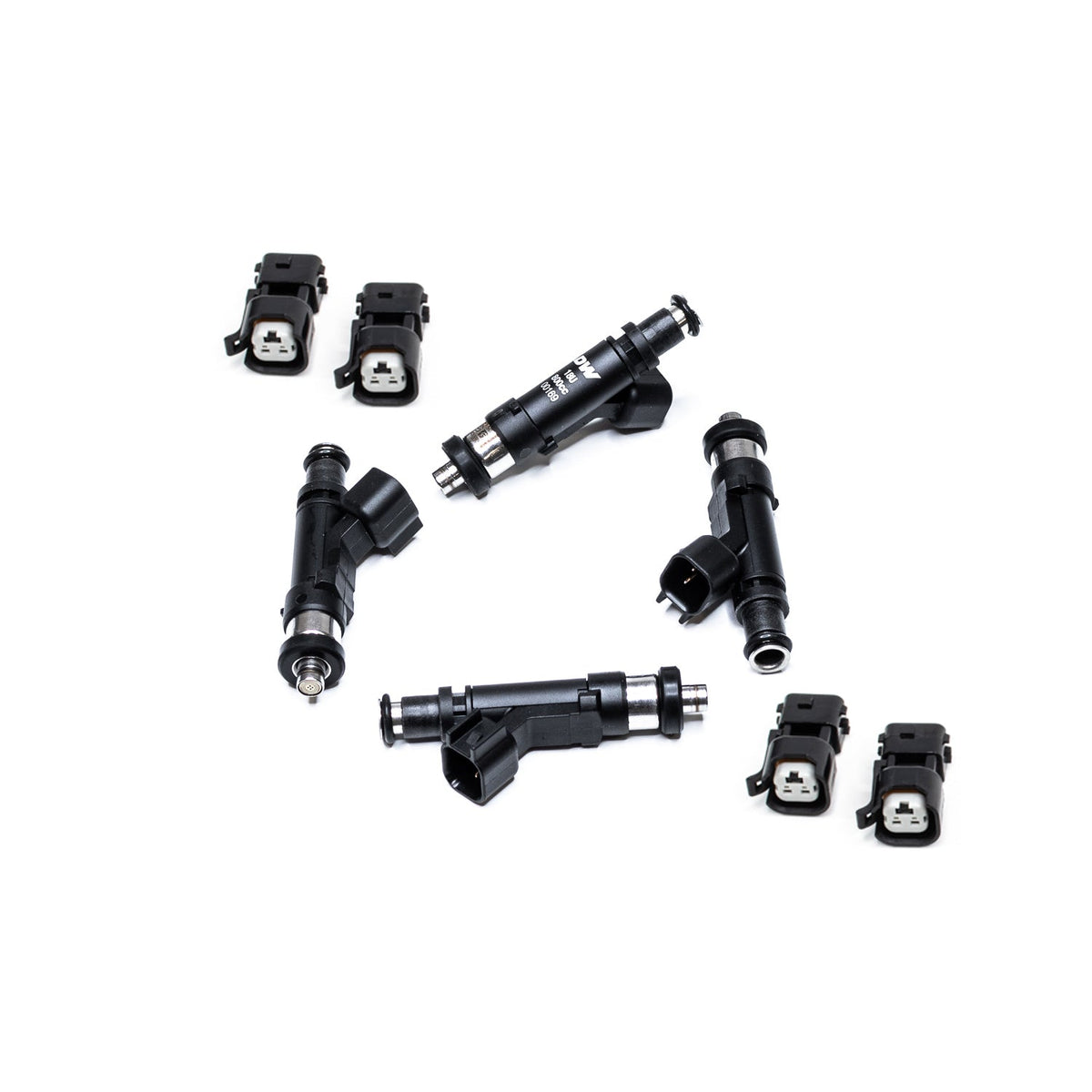 DeatschWerks 800cc High-Impedance Fuel Injectors (Set of 4) - Mitsubishi Eclipse 2G & Lancer Evolution VIII/IX (18U-08-0800-4)