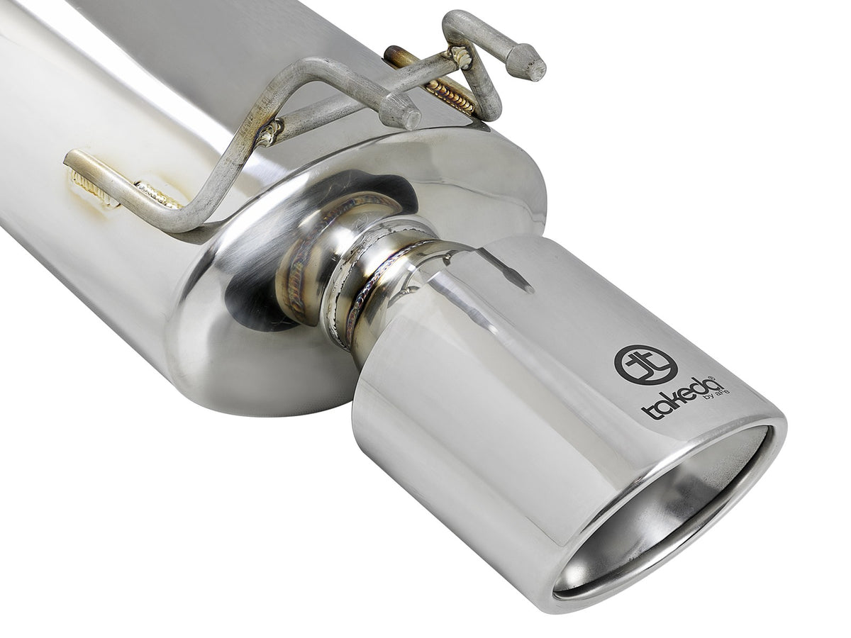 aFe Takeda Exhaust 304SS Dual Cat-Back w/ Polished Tips for 2013-17 Honda Accord LX/EX/EX-L Sedan 2.4L