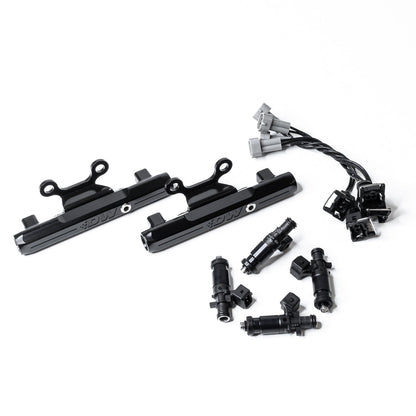 DeatschWerks Top-Feed Fuel Rail Upgrade Kit with 1200cc Injectors - Subaru Impreza WRX STI GDB/GR/GV & WRX STI VA (6-102-1200)