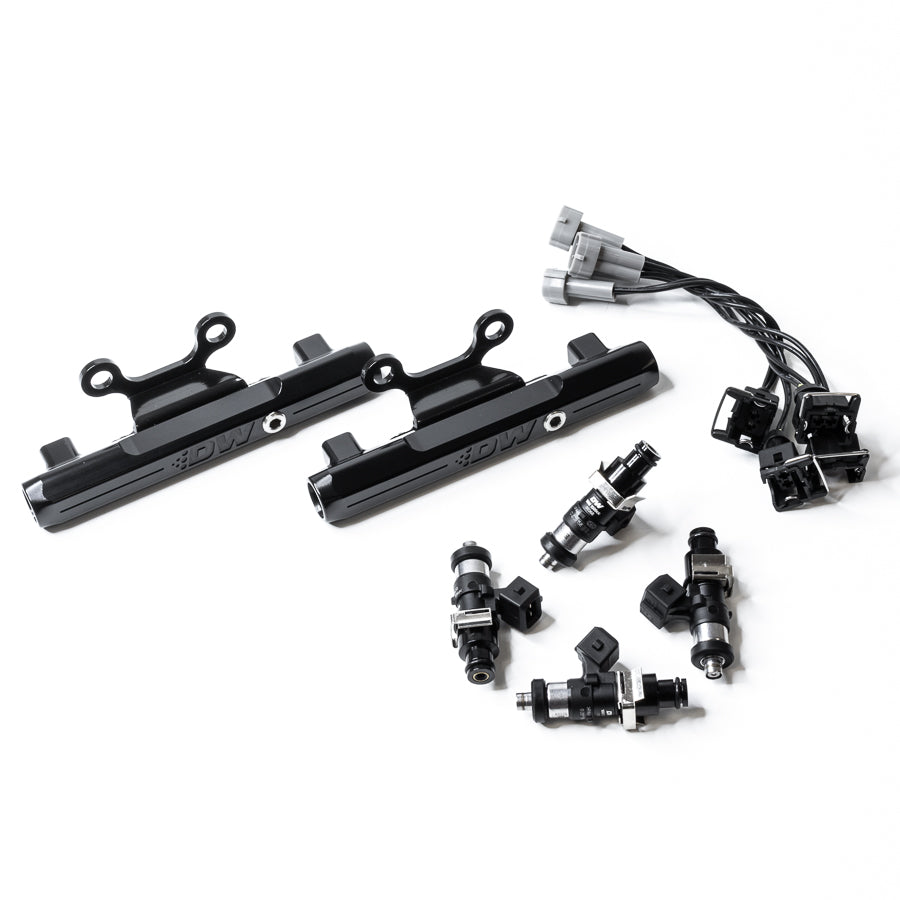 DeatschWerks Top-Feed Fuel Rail Upgrade Kit with 1500cc Injectors - Subaru Impreza WRX STI GDB/GR/GV & WRX STI VA (6-102-1500)