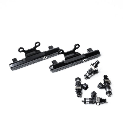 DeatschWerks Top-Feed Fuel Rail Upgrade Kit with 2200cc Injectors - Subaru Impreza WRX STI GDB/GR/GV & WRX STI VA (6-102-2200)