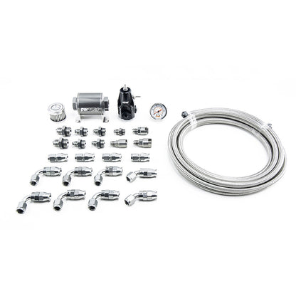 DeatschWerks DW400 Pump Module Return Plumbing Kit with PTFE Fuel Lines - Honda Civic EP3 & Civic Si FA/FB/FG (6-608)