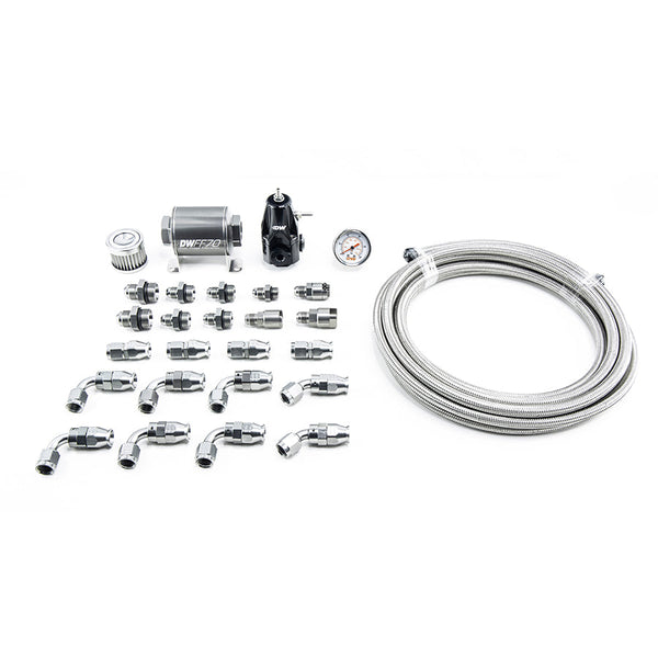 DeatschWerks DW400 Pump Module Return Plumbing Kit with PTFE Fuel Lines - Honda Civic EP3 & Civic Si FA/FB/FG (6-608)