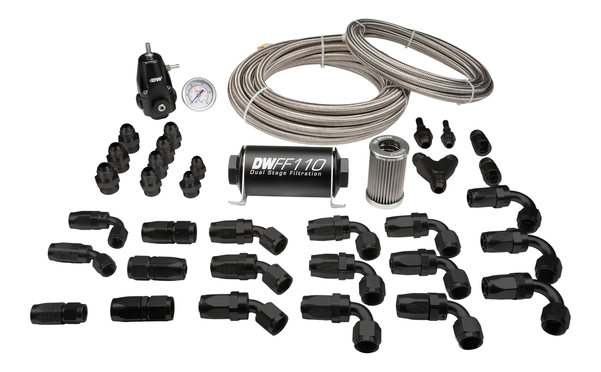 DeatschWerks CPE Return Plumbing Kit - Toyota GR Supra (A90) & BMW M3/M4 (G8X) (6-626)