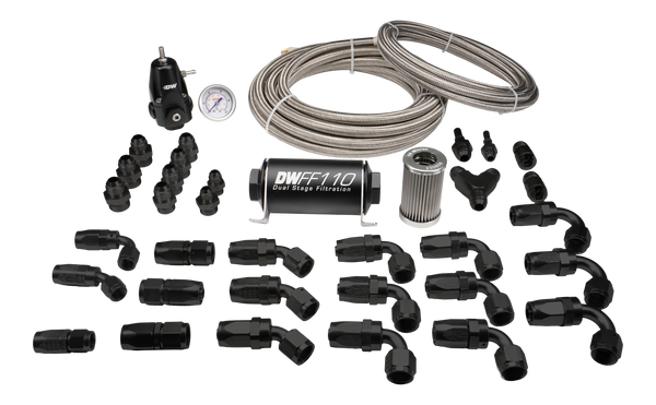 DeatschWerks CPE Return Plumbing Kit - Toyota GR Supra (A90) & BMW M3/M4 (G8X) (6-626)