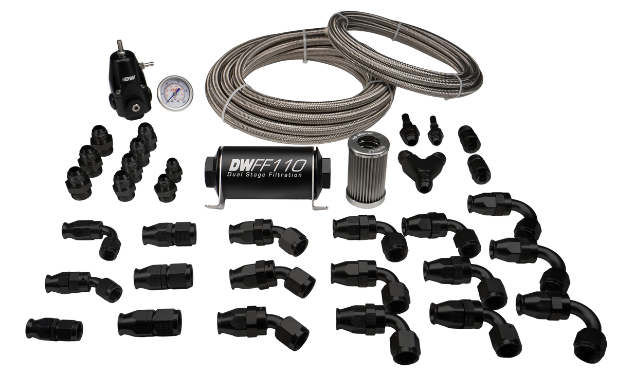 DeatschWerks X3 Module PTFE Return Plumbing Kit - Toyota GR Supra (A90) & BMW M3/M4 (G8X) (6-627)