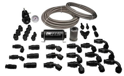 DeatschWerks X3 Module PTFE Return Plumbing Kit - Toyota GR Supra (A90) & BMW M3/M4 (G8X) (6-627)
