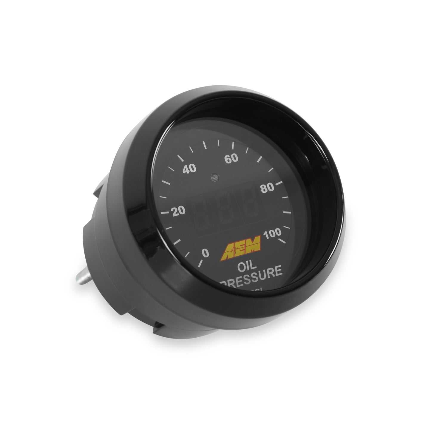 AEM Classic Digital Fuel or Oil Pressure Gauge 100psi 52mm