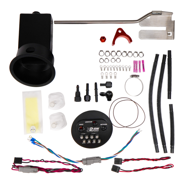 DeatschWerks X2 Series Surge Module (No Pumps) - Nissan 240SX S14 & Silvia S15 (9-000-7022)