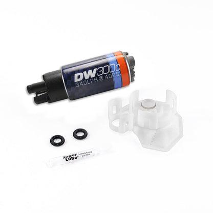 DeatschWerks DW300C 340 LPH Compact In-Tank Fuel Pump Kit - Mitsubishi Lancer Evolution X, Honda Civic Si FB/FG, Civic 10th Gen & Accord 9th Gen (9-307-1026)