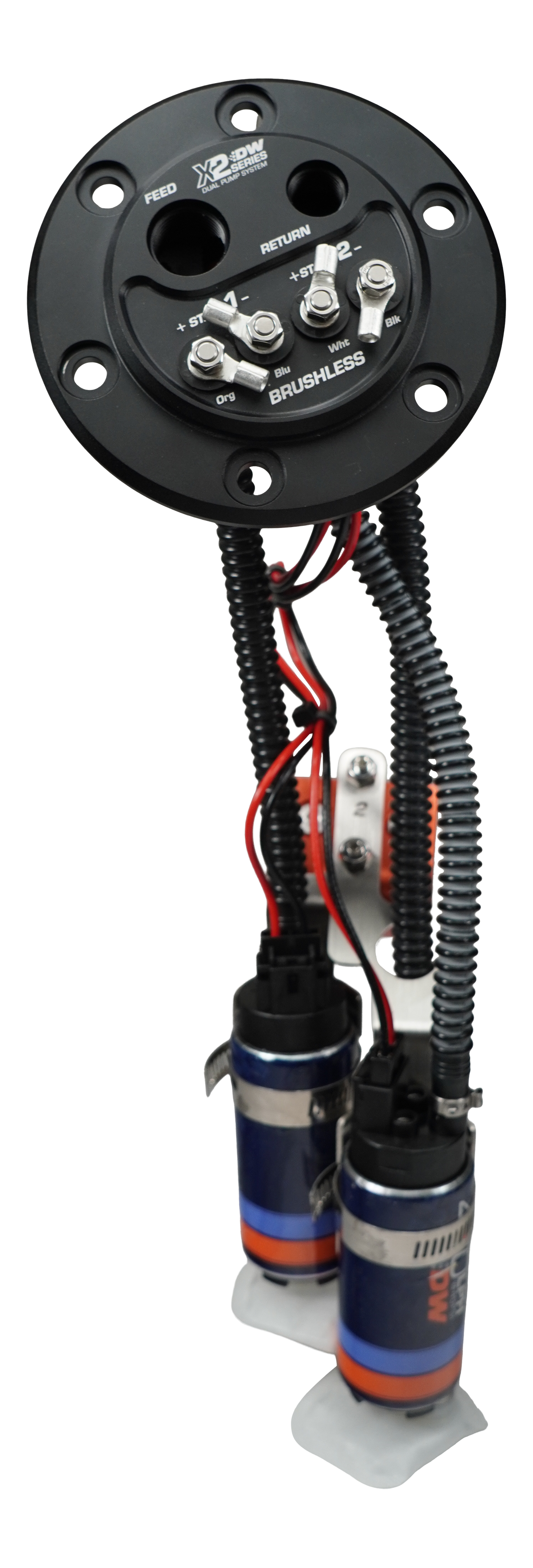DeatschWerks X2 Series Fuel Pump Hanger with Dual DW420 Pumps - Acura Integra DC & Honda Civic EG/EK (9-421-7043)