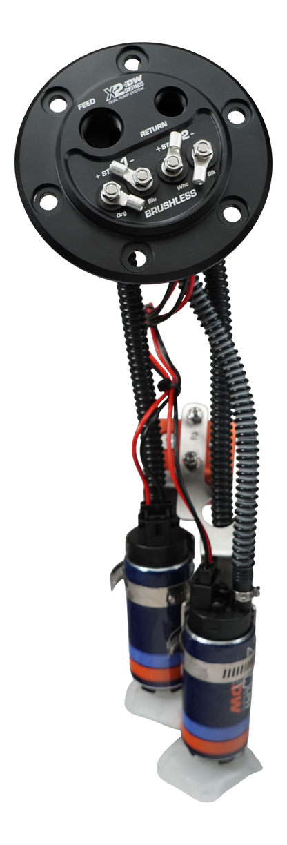 DeatschWerks X2 Series Fuel Pump Hanger with Dual DW420 Pumps - Acura Integra DC & Honda Civic EG/EK (9-421-7043)