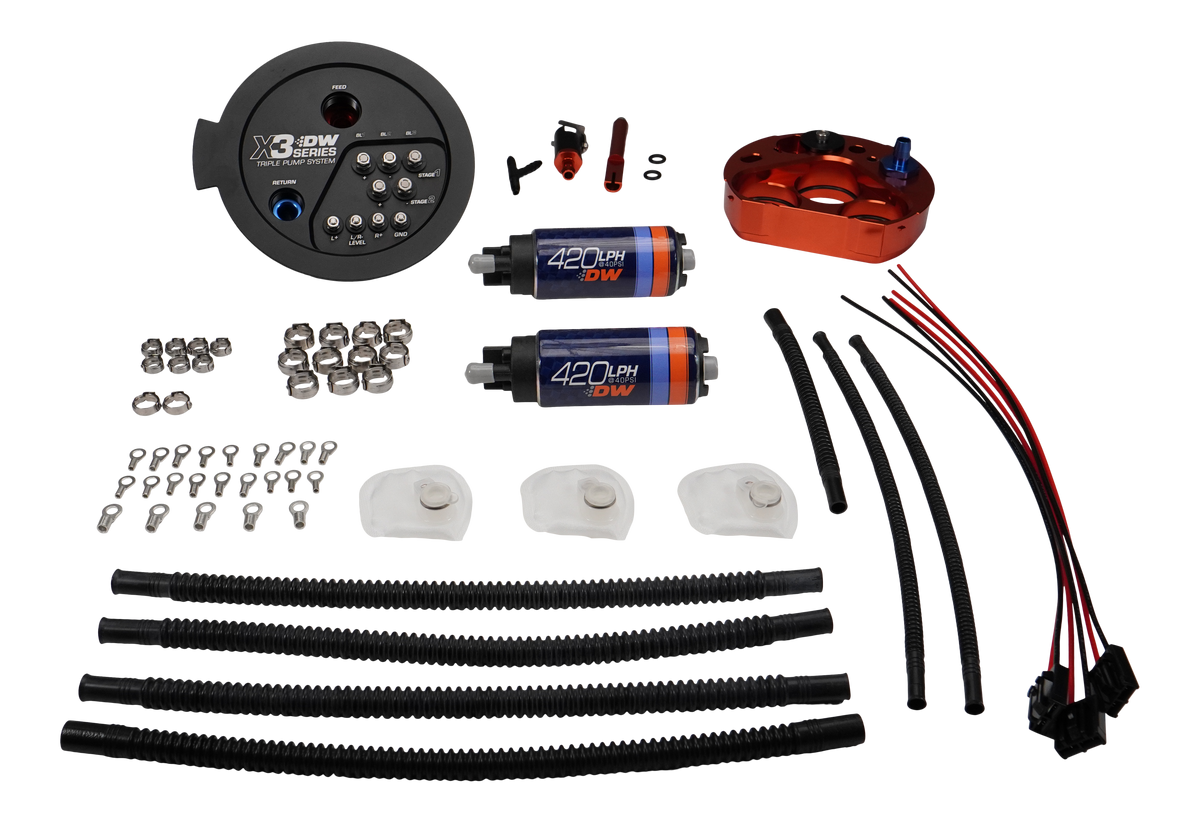 DeatschWerks X3 Series Fuel Pump Module with Dual DW420 Pumps - Toyota GR Supra (A90) & BMW M3/M4 (G8X) (9-422-7080)