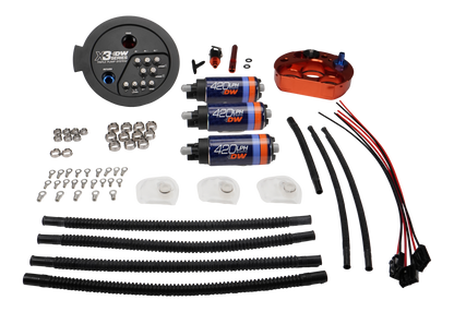 DeatschWerks X3 Series Fuel Pump Module with Triple DW420 Pumps - Toyota GR Supra (A90) & BMW M3/M4 (G8X) (9-423-7080)