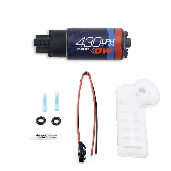 DeatschWerks DW430C 430 LPH Compact In-Tank Fuel Pump - Honda Civic 10th Gen/11th Gen, Civic Type-R FK8/FL5, Accord 10th Gen & Mazda Miata MX-5 ND (9-437-1059)