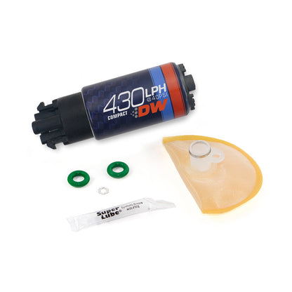 DeatschWerks DW430C 430 LPH Compact In-Tank Fuel Pump - Subaru Impreza WRX STI GR/GV & WRX STI VA (9-439-1008)