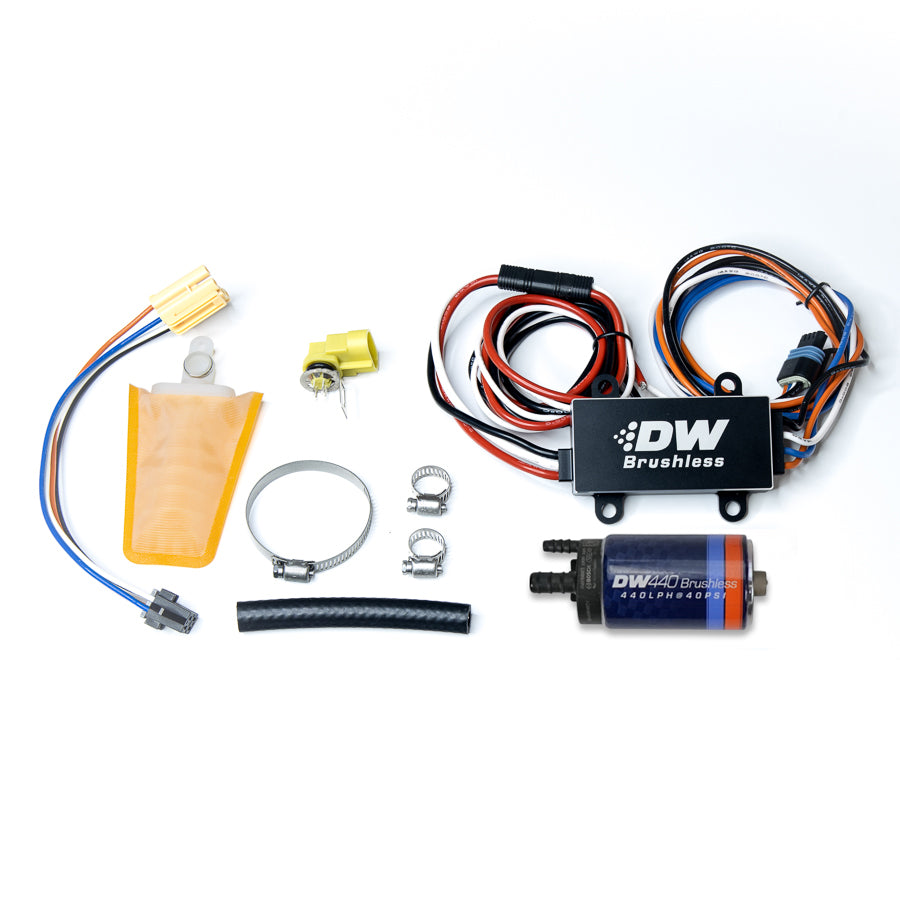 DeatschWerks DW440 440 LPH Brushless In-Tank Fuel Pump Kit with 2-Speed Controller - Subaru Impreza WRX STI (GDB) (9-441-C102-0903)