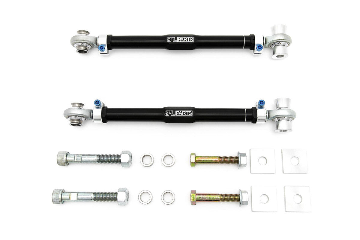 SPL Parts Titanium Series Rear Toe Arms with Eccentric Lockouts - 2006-2015 Mazda MX-5 Miata NC & 2004-2011 RX-8 (SPL RTAEL NC)
