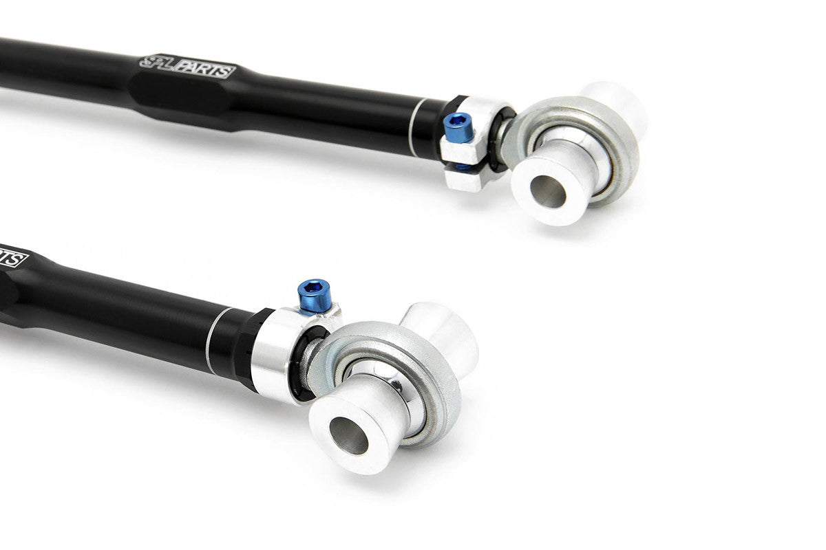 SPL Parts Titanium Series Rear Toe Arms with Eccentric Lockouts - 2006-2015 Mazda MX-5 Miata NC & 2004-2011 RX-8 (SPL RTAEL NC)