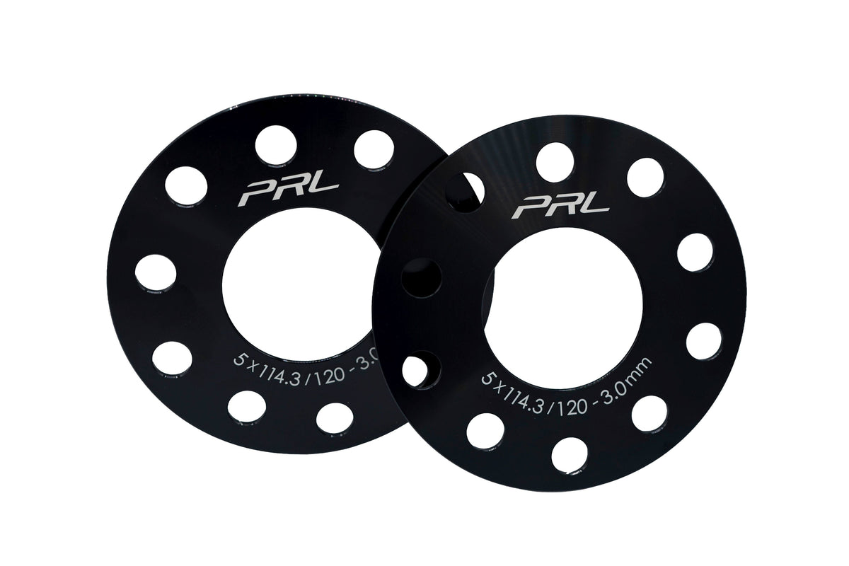 PRL Motorsports 3mm Wheel Spacer Pair (5x114.3 / 5x120) Most Honda / Acura Models