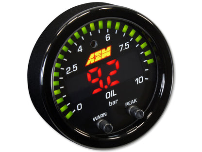 AEM X-Series 0-150 Oil Pressure Gauge Kit