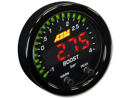 AEM X-Series Boost Pressure -30inHg 35psi / 60psi Gauge Kit