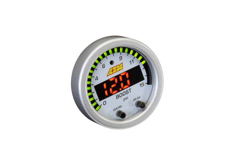 AEM Electronics X-Series Pressure 0-15psi Gauge Kit